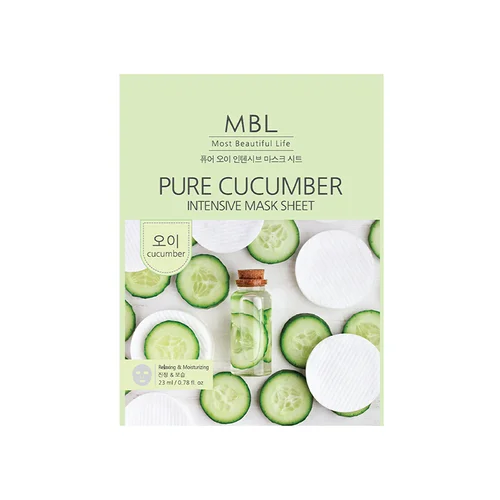 Маска для лица Teresia Mbl Pure Cucumber Интенсивная 23 мл