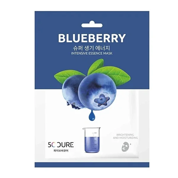 5C Cure Ampoule Paper Mask Blueberry 25 ml