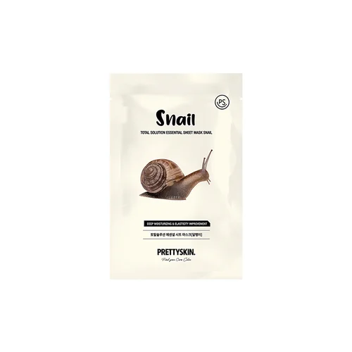 Prettyskin Total Solution Essential Sheet Mask - Snail 23 g