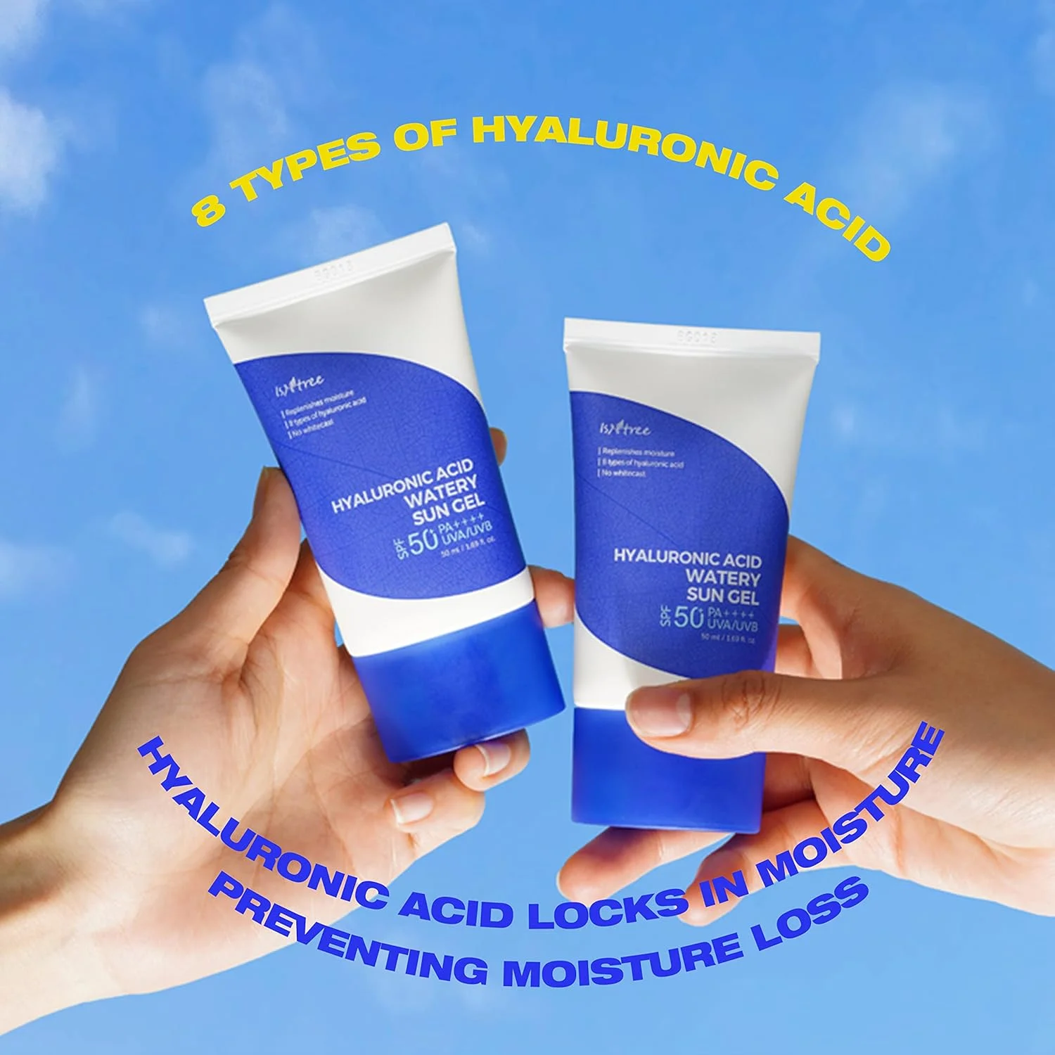 Water Sun Gel with Hyaluronic Acid from Essentry - Buy 1 Get 1 Free