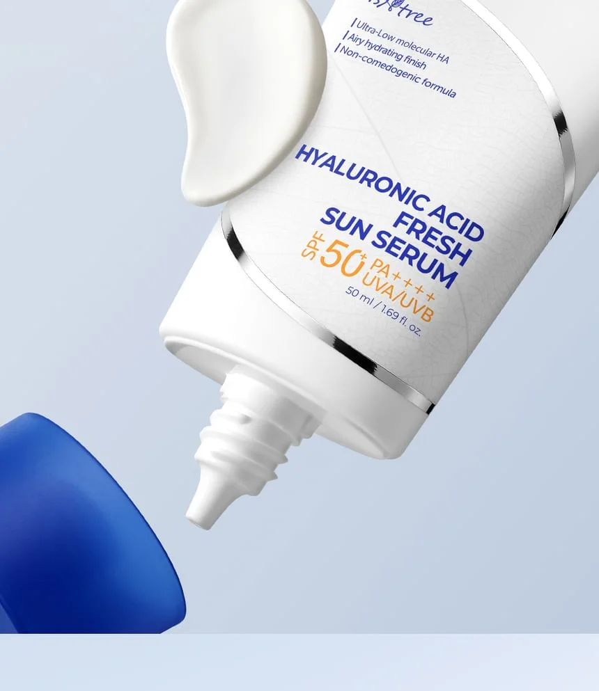 Essentree Erfrischendes Hyaluronsäure Serum Sonnencreme SPF50+ PA++++ 50ml von Essentree
