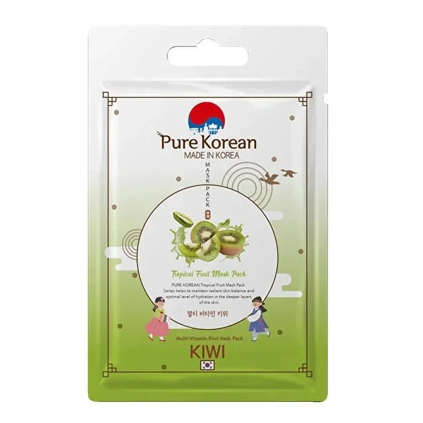 Pure Korean Multivitamin Kiwi Mask 1 pcs