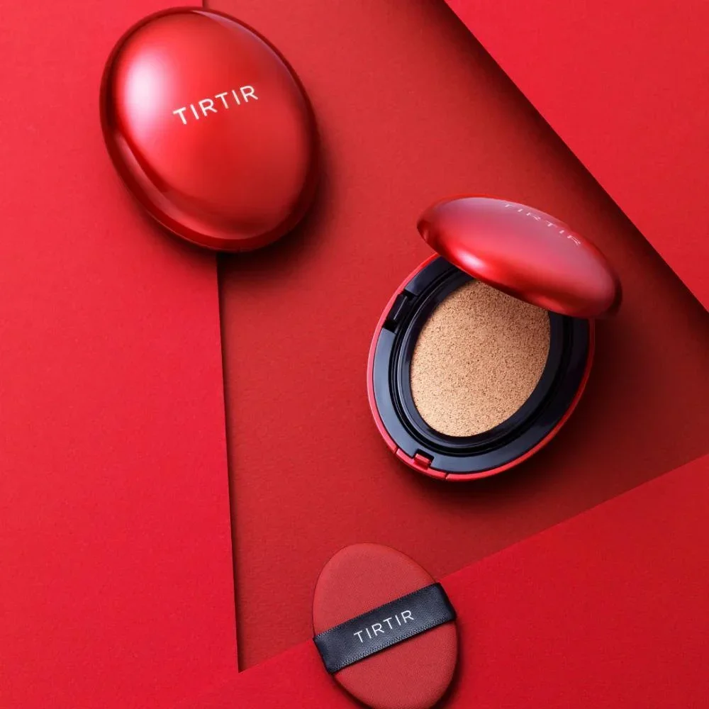 Korean Foundation Red Cushion Cool Ivory Cream by TIR TIR 4.5g N°21C