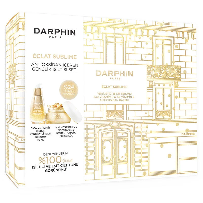 مجموعة إشراقة الشباب من دارفين تحتوي على فيتامين سي ومضادات الأكسدة Darphin