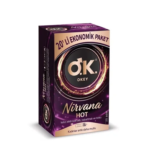 Okey Nirvana Hot Kondome - 20 Extra Sensation Stücke