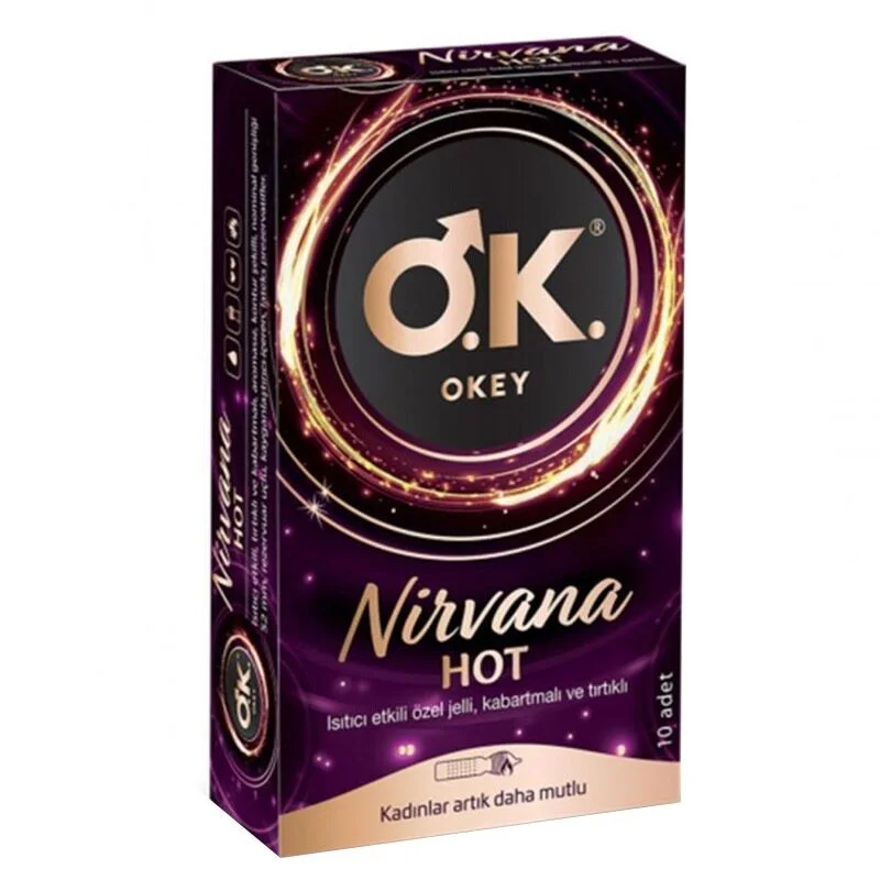 Okey Nirvana Hot Condom 10 pcs