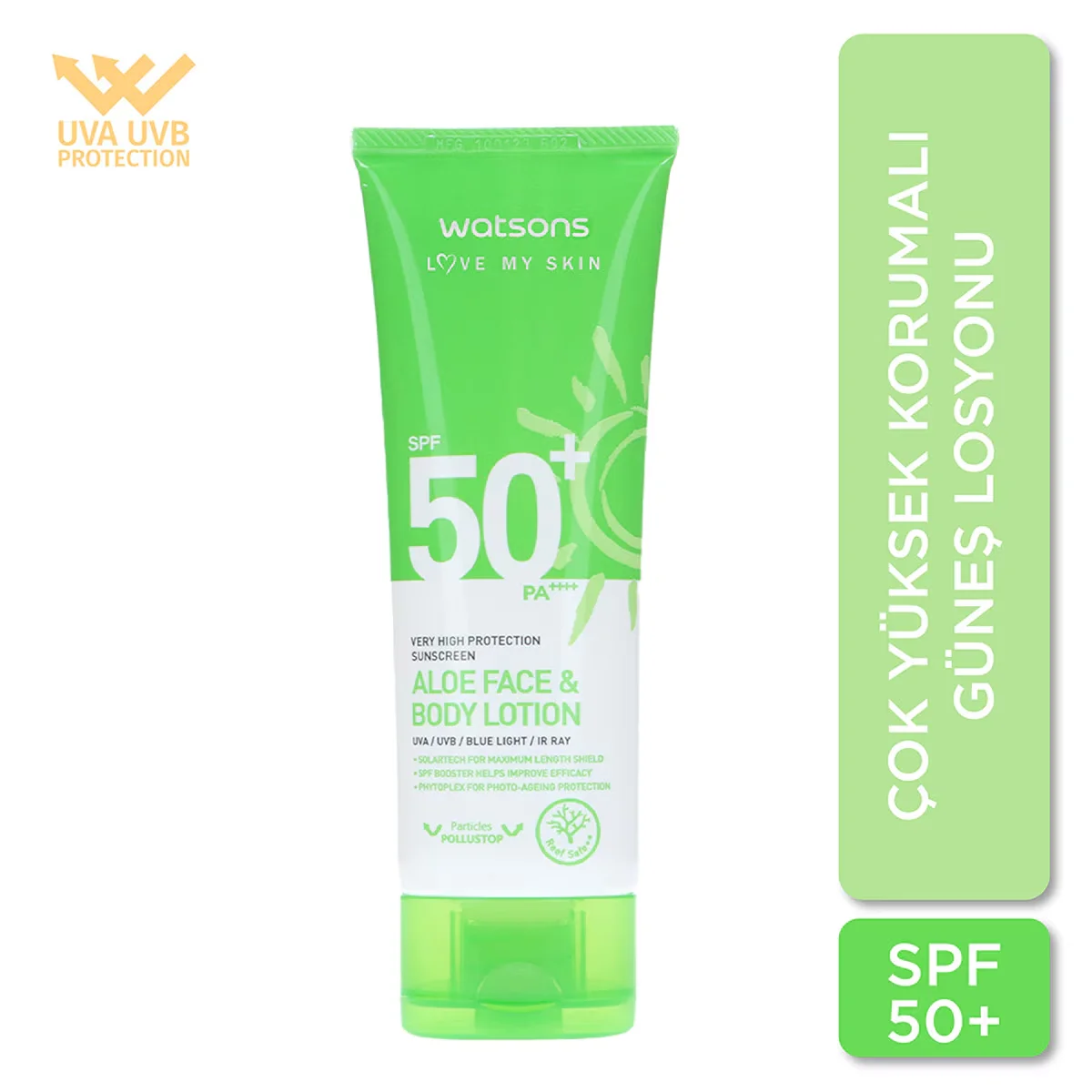 Watsons Very High Protection Body Lotion Spf50+ 100 ml - Green