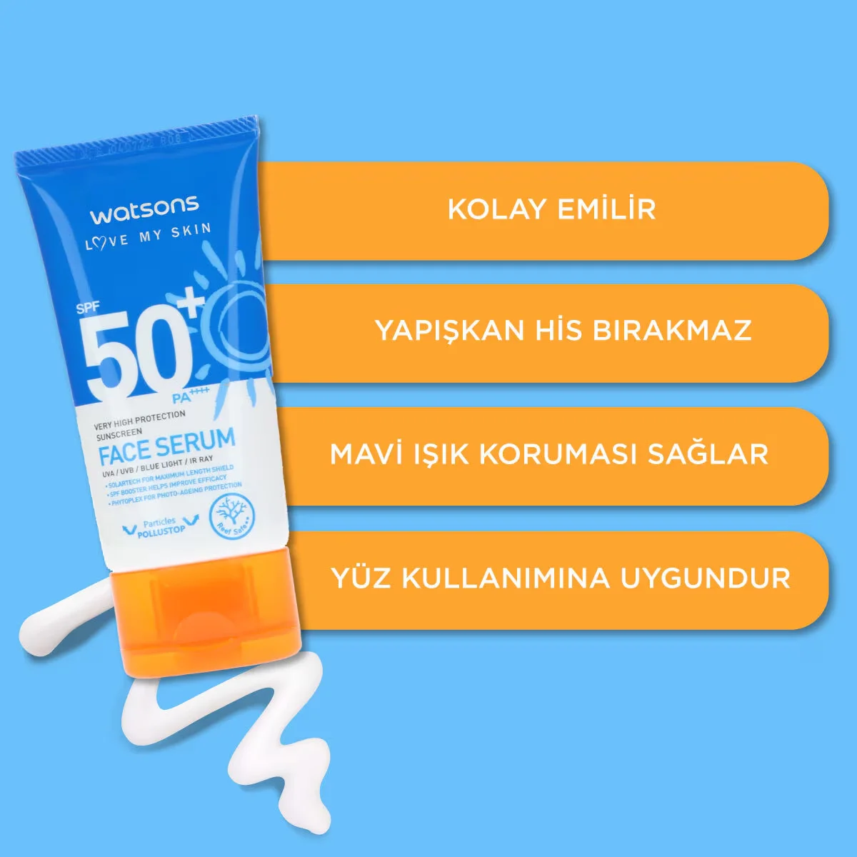 Watsons Very High Protection Face Sunscreen Spf50+ 50 ml