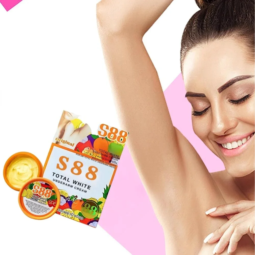 S 88 كريم توتال وايت تفتيح تحت الإبط من أس 88 35 جرام