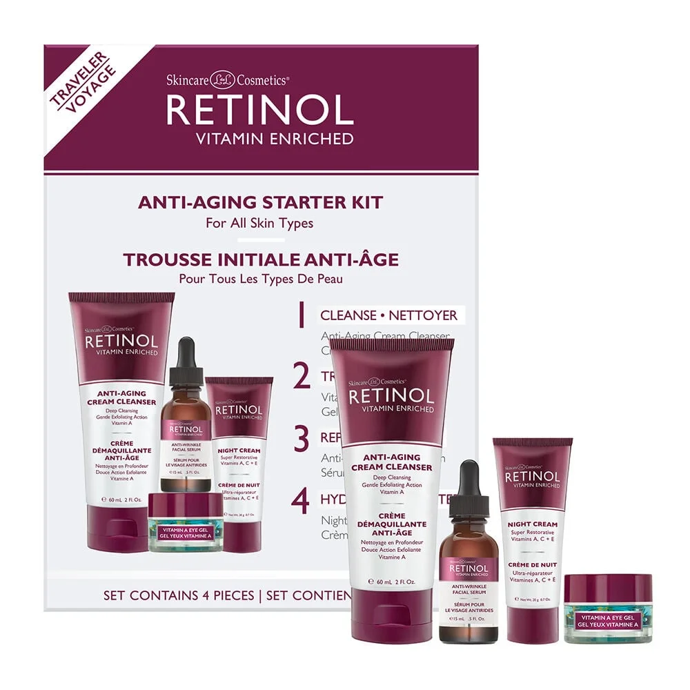 Retinol Anti-Aging Hautpflege Set von SkinCare Cosmetics