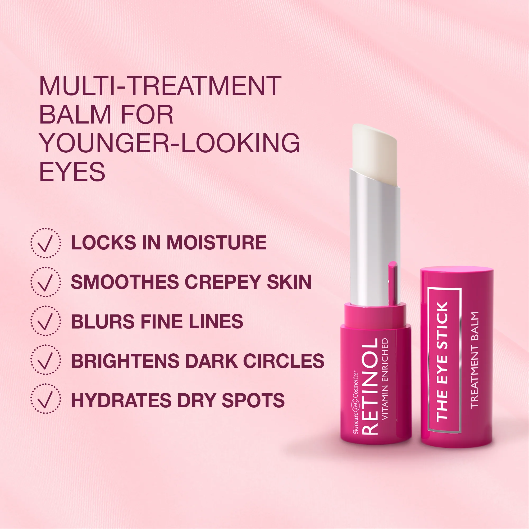Retinol Eye Balm for Treating Under-Eye Aging Signs from Skincare Cosmetics 3.5 ml