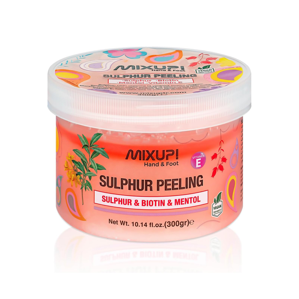 Mixup Hand And Foot Sulphur Peeling With Biotin And Mentol 300 g