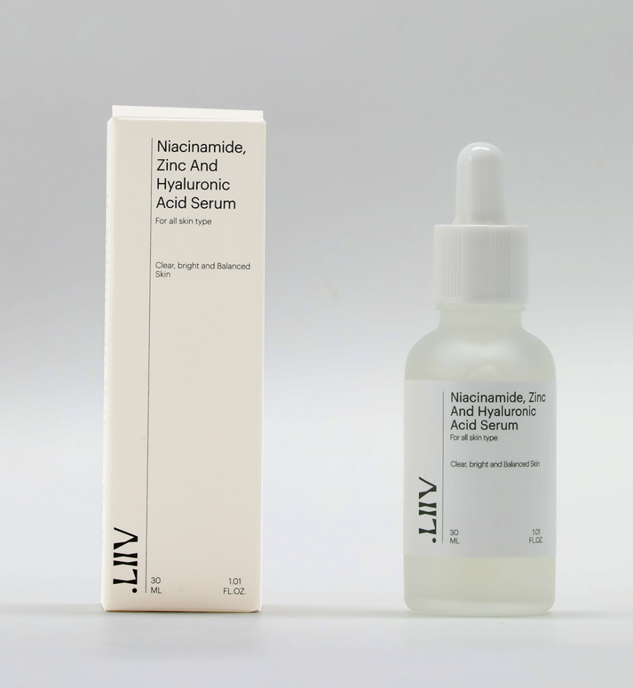 Niacinamide Zinc and Hyaluronic Acid Serum by Leaf 30 ml