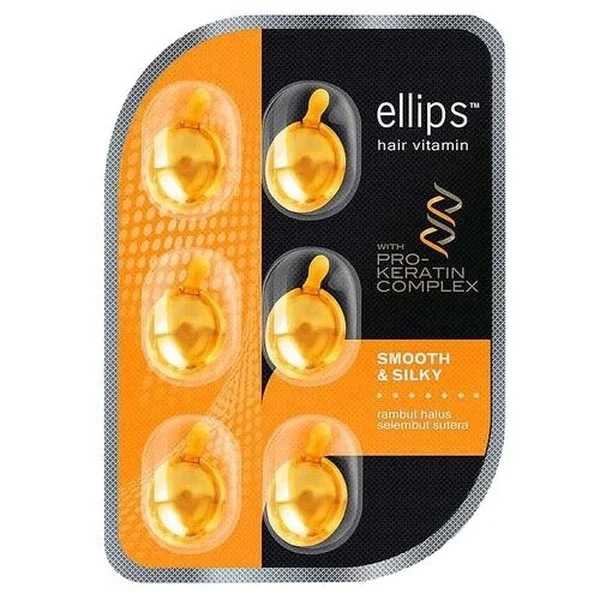 Ellips Pro-keratin Complex Hair Vitamin - Silky 6 capsules