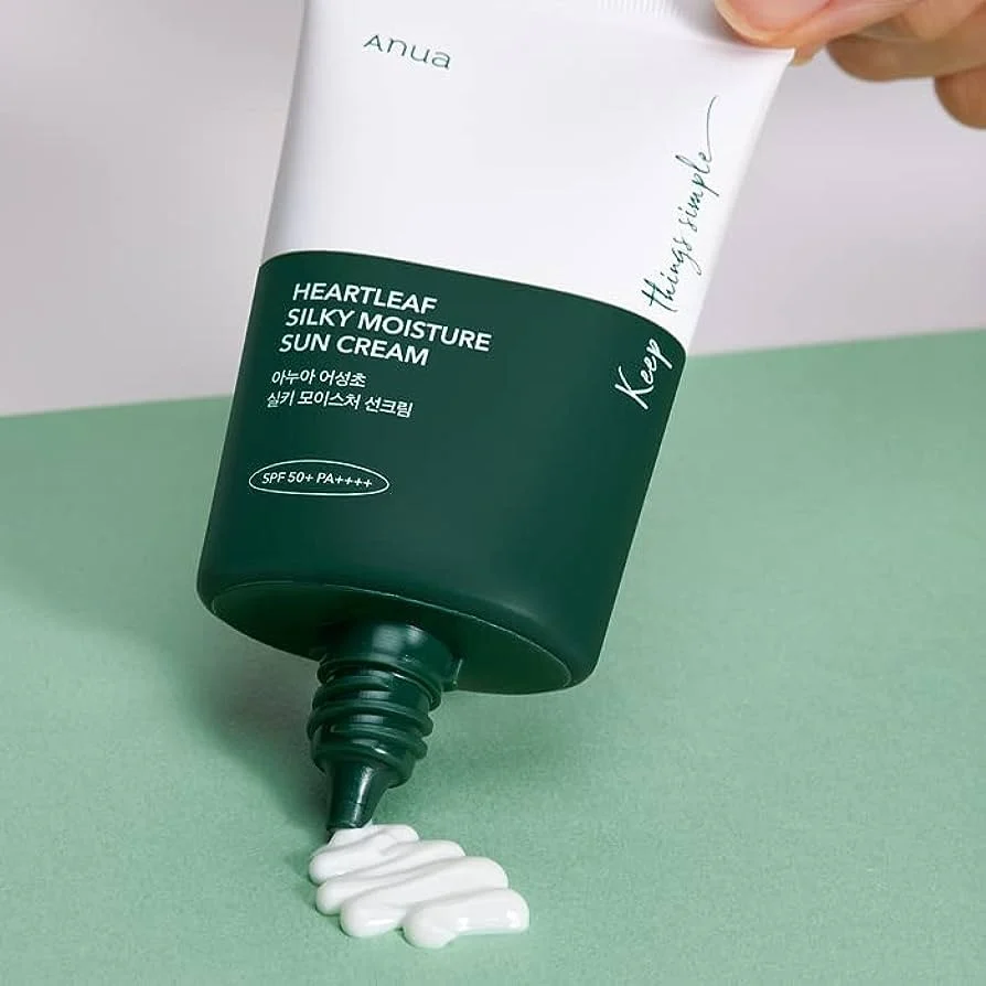 Moisturizing Sunscreen with Heartleaf Extract from Anwa - 50 ml
