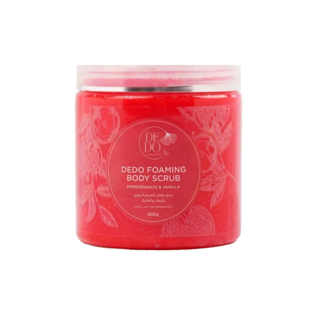 Dido Foaming Sugar Scrub with Pomegranate and Vanilla 600g