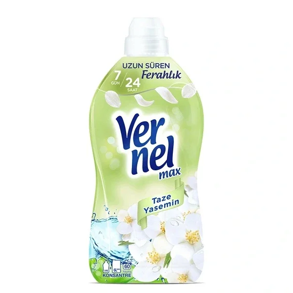 Vernel Max Fresh Jasmine Concentrated Fabric Softener 1440 ml