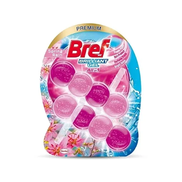 Bref Brilliant Gel Spring Rain Toilet Cleaner Duopack 1 Piece