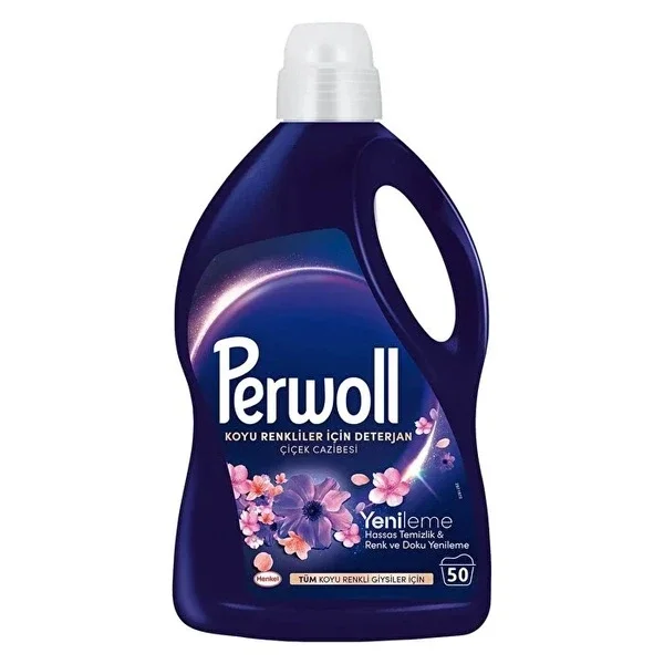Perwoll Liquid Detergent Flower Charm Dark Colors 50 Washes 2750 ml