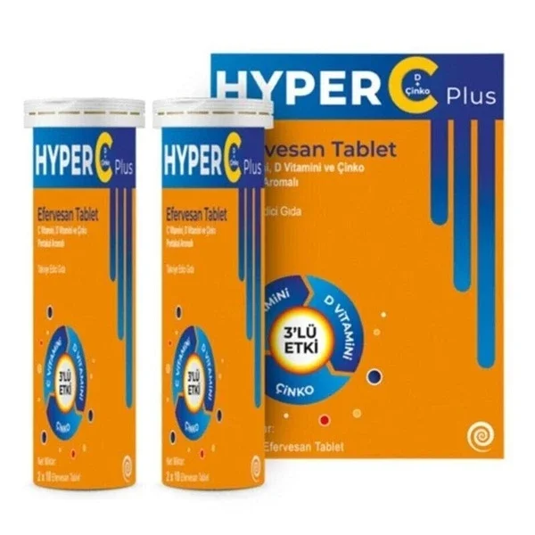 Immun44 Hyper C Plus Supplementary Food 2 x10 effervescent Tablet