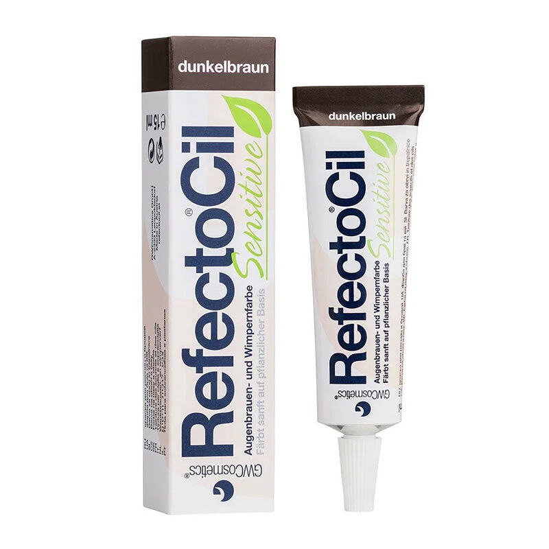 Refectocil Sensitive Dark Brown Eyebrow And Eyelash Dye 15 ml