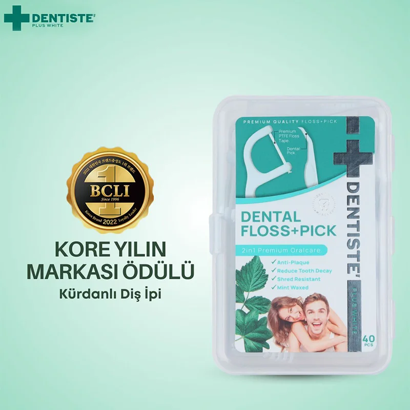 Dentiste Dental Floss With Toothpick 40 pcs