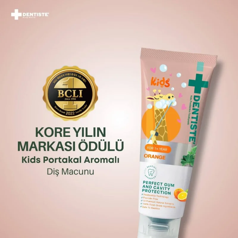 Dentiste Kids Orange Flavored Toothpaste +1 years 60 gr.