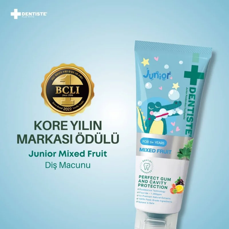 Dentiste Junior Mixed Fruit Flavored Toothpaste +6 years 60 gr.