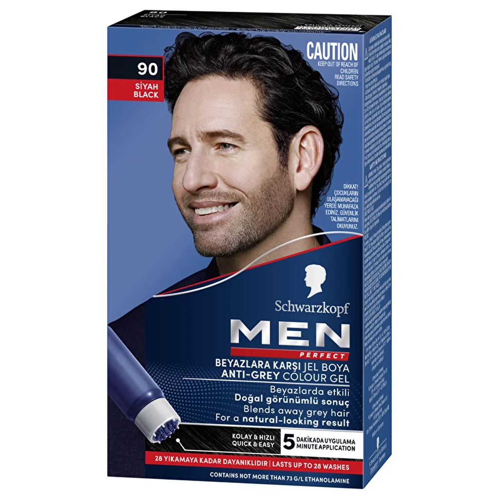 Men Perfect Hair Dye 90 black