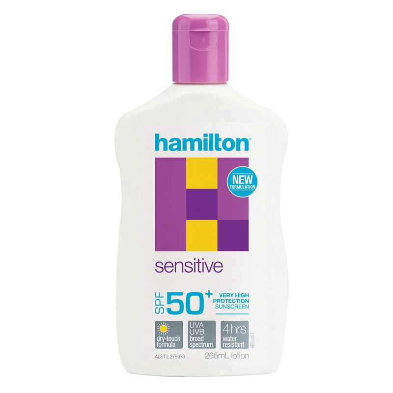 Hamilton Sensitive Spf50+ Sunscreen Lotion 265 ml