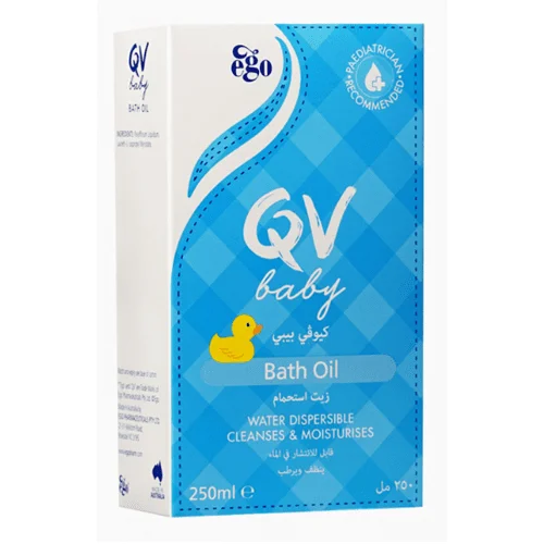 Qovy Baby Bath Oil for Kids - 250 ml
