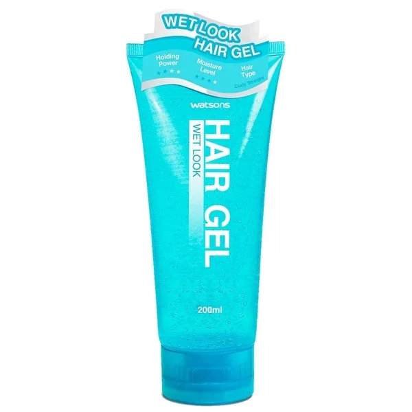 Watsons Wet Look Hair Gel 200ml - Long-Lasting Hold & Shine