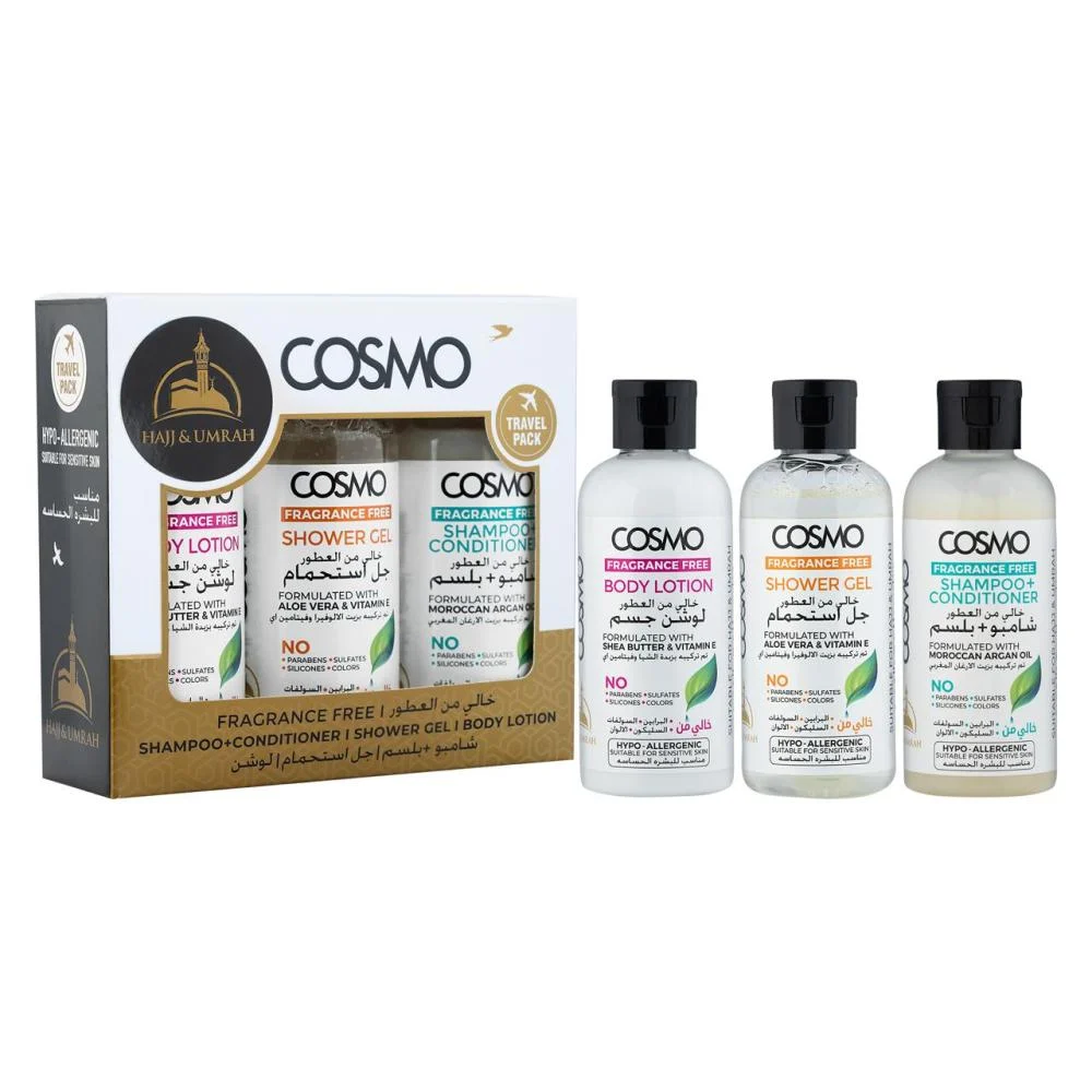Cosmo Fragrance-Free Hajj and Umrah Set, 300 ml