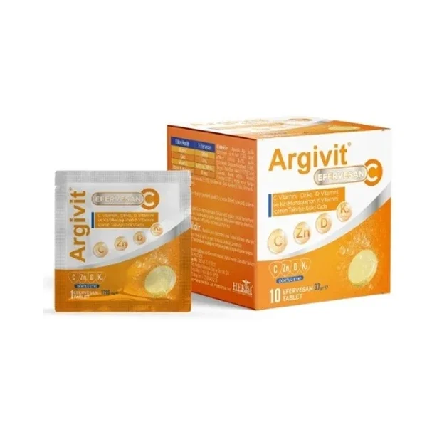 Argivit Vitamin C 10 Effervescent Tablets