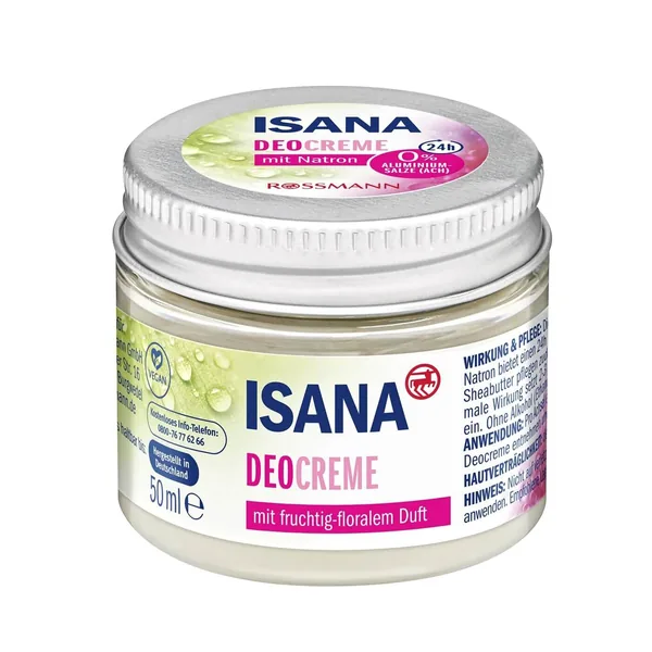 Isana Deodorant Cream 50 ml