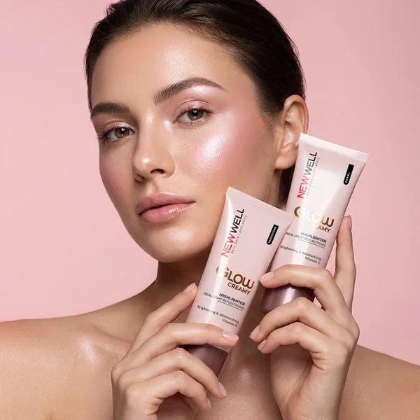 New Well Glow Creamy Highlighter Natural Luminous Cream Highlighter 30 ml Pearl