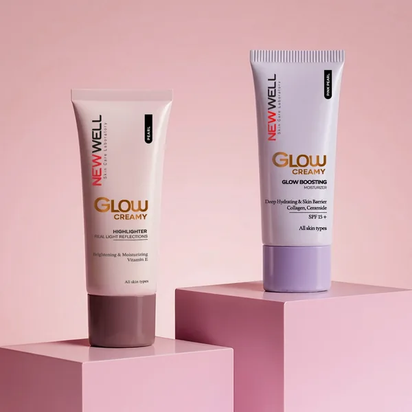 New Well Glow Creamy Highlighter Natural Luminous Cream Highlighter 30 ml Pearl