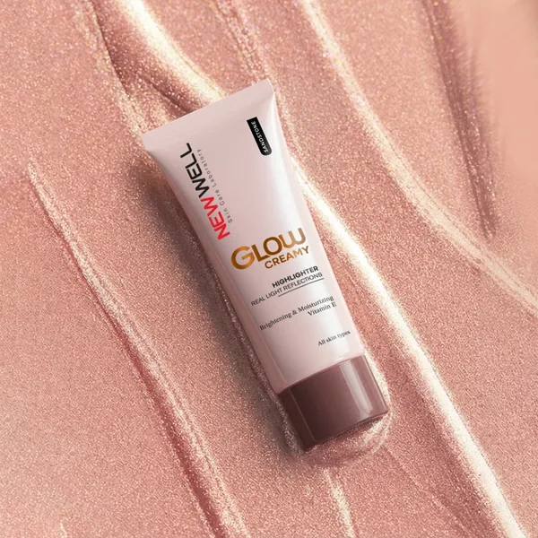 New Well Natural Shimmering Glow Creamy Highlighter 30 ml Sandstone