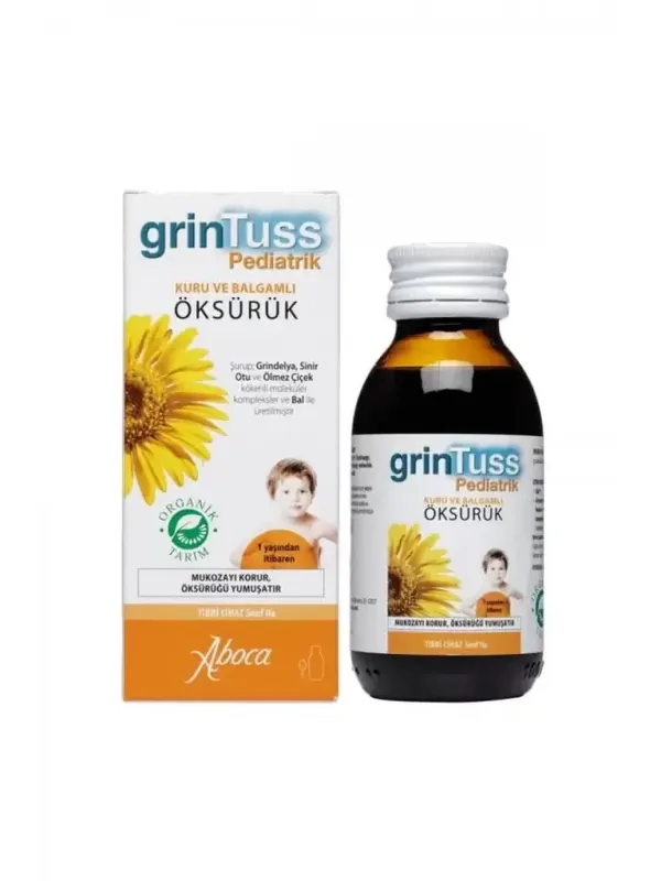 Grintuss Pediatric Cough Syrup Kids 128 gr