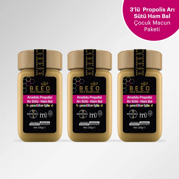 BEEO Propolis Gelée Royale Rohhonig Kinderpaste