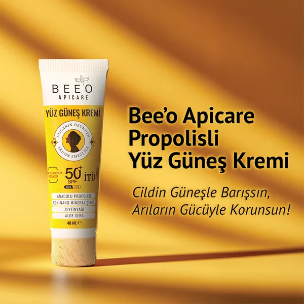 BEEO Propolis Mineral Zinc Organic Face Sun Cream
