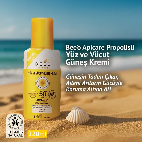 BEEO Propolis Mineral Zinc Organic Face and Body Sunscreen