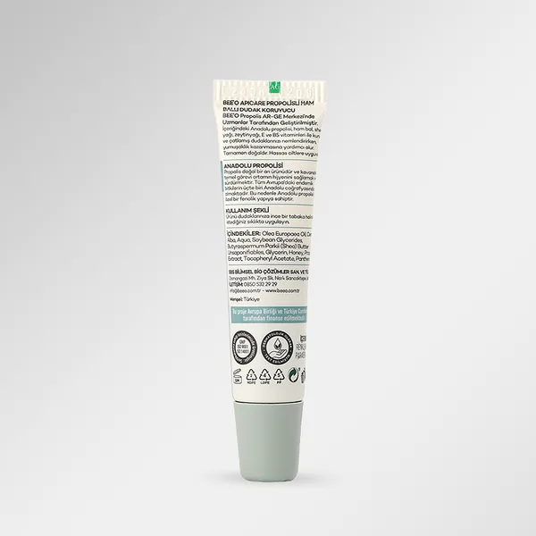 BEEO Propolis Raw Honey Organic Lip Balm