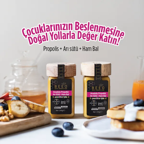 BEEO Royal Jelly Raw Honey Propolis Paste (Children's)