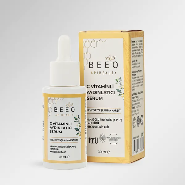 BEEO Organic Propolis Royal Jelly Vitamin C Brightening Anti-Spot Serum