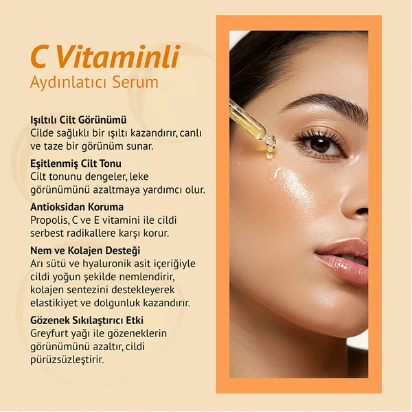 BEEO Organic Propolis Royal Jelly Vitamin C Brightening Anti-Spot Serum