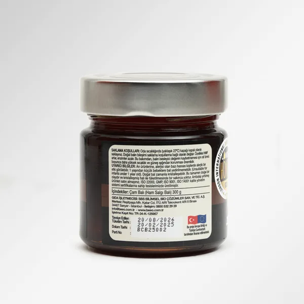 BEEO Raw Pine Honeydew Honey (300 gr)