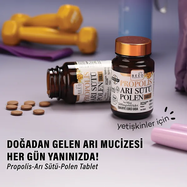BEEO Propolis Royal Jelly Pollen Tablet (Adult)