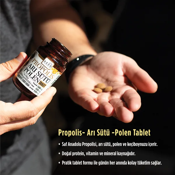 BEEO Propolis Royal Jelly Pollen Tablet (Adult)