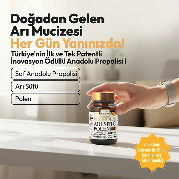BEEO Propolis Royal Jelly Pollen Tablet (Adult)